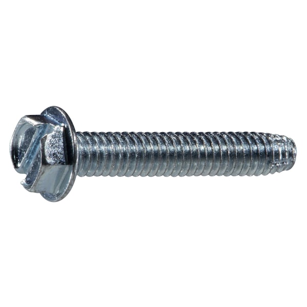 Midwest Fastener Sheet Metal Screw, #8 x 1 in, Zinc Plated Steel Hex Head Hex Drive, 25 PK 931727 - main